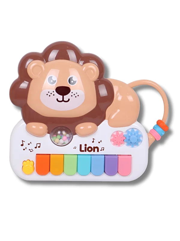 PIANO MUSICAL ANIMAUX MOTIF LION